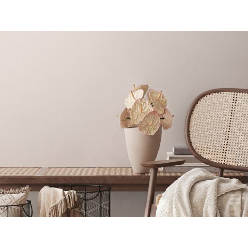 Finom textilhatású egyszínű struturált minta krémszürke/világosszürke tónus tapéta