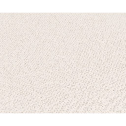 Elegancia és a természetes stílus ötvözete vászontextúrájú minta krém/krémfehér tónus tapéta