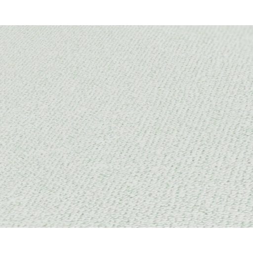 Elegancia és a természetes stílus ötvözete vászontextúrájú minta világoszöld/szürkészöld tónus tapéta