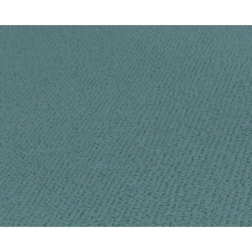 Elegancia és a természetes stílus ötvözete vászontextúrájú minta zöld/petrolzöld tónus tapéta