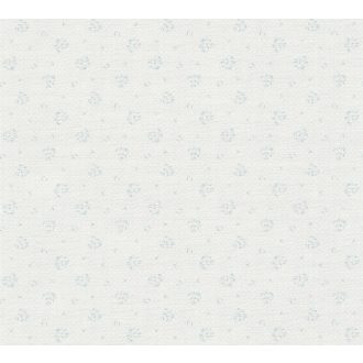   Finom káró/rombusz/kockás/ alapon kis bimbózó rózsák világosszürke kék és krémfehér tónus tapéta