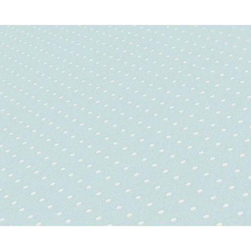 Apró pöttyös minta a romantika felől közelítve világoskék és fehér tónus tapéta