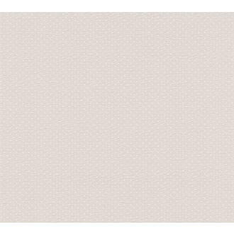   Apró pöttyös minta a romantika felől közelítve bézs és fehér tónus tapéta