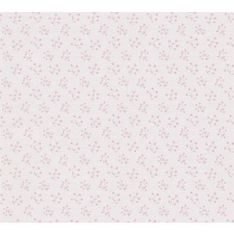   Diszkrét filigrán apró virágminta krémrózsaszín szürkésbézs és rózsaszín tónus tapéta