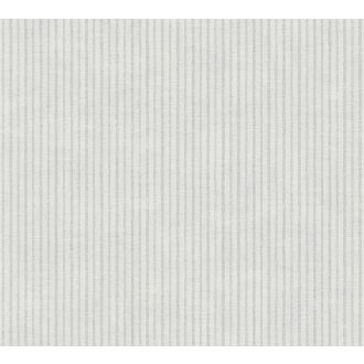   Vintage megjelenésű vékony csíkozású minta krémszürke/világosszürke és szürke tónus tapéta