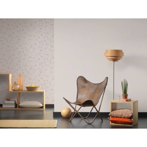 Vászonhatású egyszínű strukturált minta szürkésfehér/krémszürke tónus tapéta