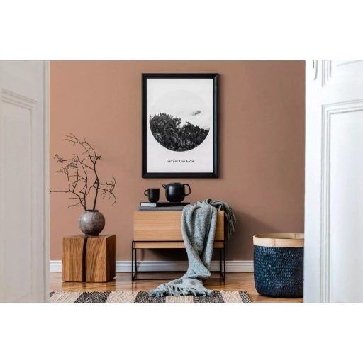 Finom textúrájú egyszínű minta rózsaszínes barna/vörösesbarna tónus tapéta