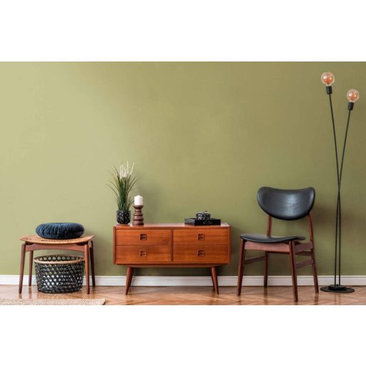 Finom textúrájú egyszínű minta zöld/limezöld tónus tapéta