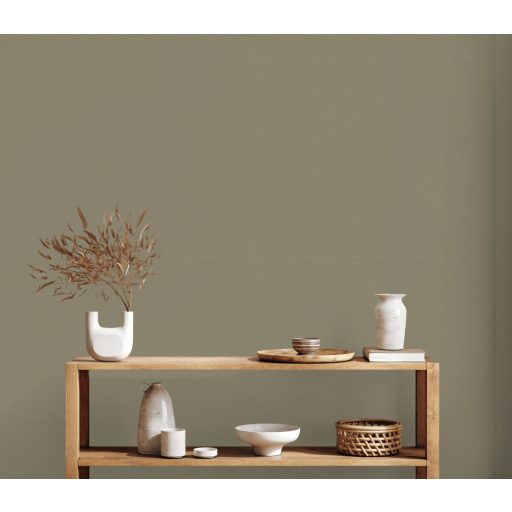 Finom textúrájú egyszínű minta zöld/sötét olívzöld tónus tapéta