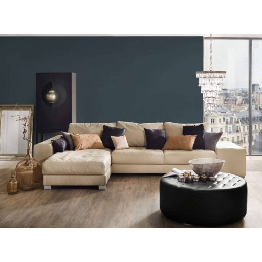 Finom textúrájú egyszínű minta kék/sötétkék tónus tapéta