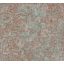 Shabby stílusú pompás beton/vakolat megjelenítés vörösesbarna zöld és fémes ezüst tónus fémes hatás tapéta