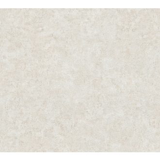   Shabby stílusú pompás beton/vakolat megjelenítés krémszürke szürkésbézs és gyöngyház tónus fémes hatás tapéta