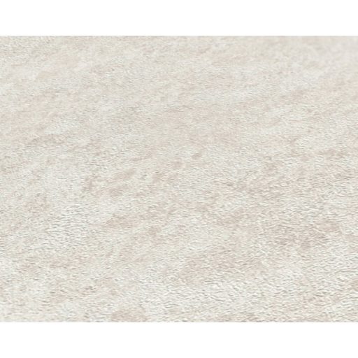 Shabby stílusú pompás beton/vakolat megjelenítés krémszürke szürkésbézs és gyöngyház tónus fémes hatás tapéta