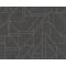 Impulzív grafikus minta beton háttéren fekete és arany tónus fémes hatású mintarajzolat tapéta