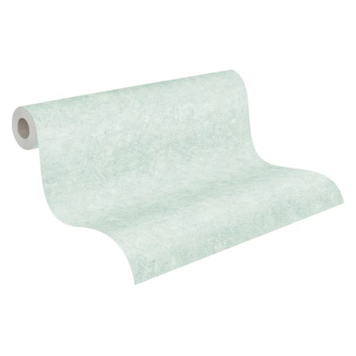 Strukturált egyszínű beton/vakolatminta világoszöld tónus tapéta