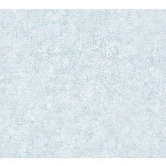   Strukturált egyszínű beton/vakolatminta világoskék tónus tapéta