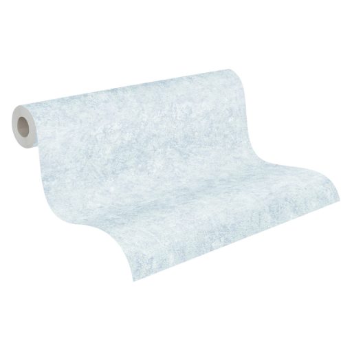Strukturált egyszínű beton/vakolatminta világoskék tónus tapéta