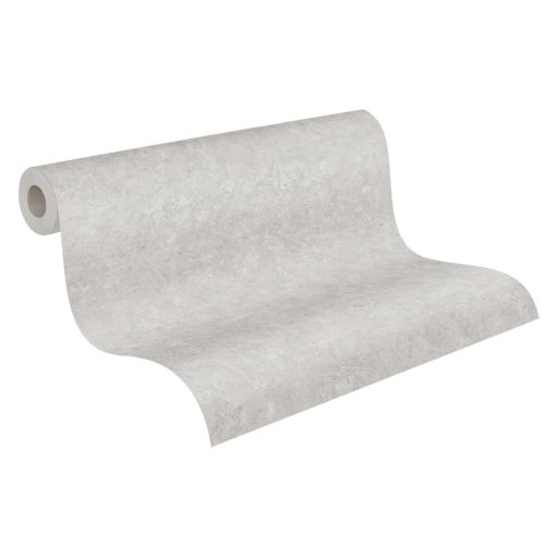 Strukturált egyszínű beton/vakolatminta szürke tónus tapéta