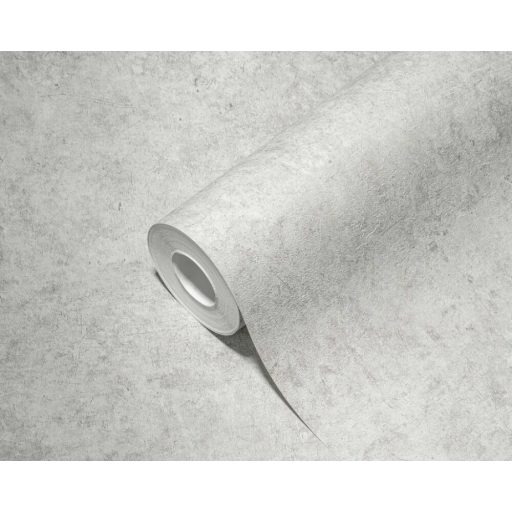 Strukturált egyszínű beton/vakolatminta szürke tónus tapéta