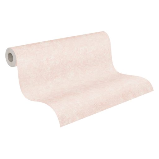 Strukturált egyszínű beton/vakolatminta rózsaszín tónus tapéta