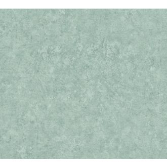   Strukturált egyszínű beton/vakolatminta zöld tónus tapéta