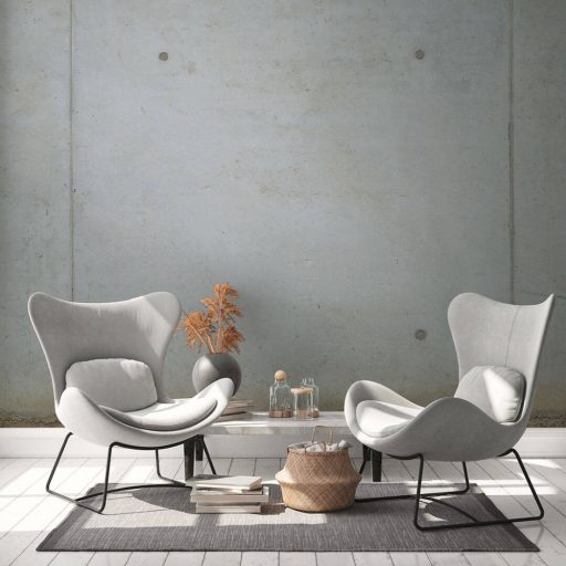 Nagy lapokból álló nyers betonfal szürke és fekete tónus falpanel