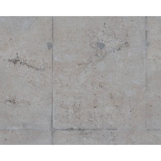   Shabby Chic megjelenésű betonfal nagy lapokból szürke bézs barna és fekete tónus falpanel