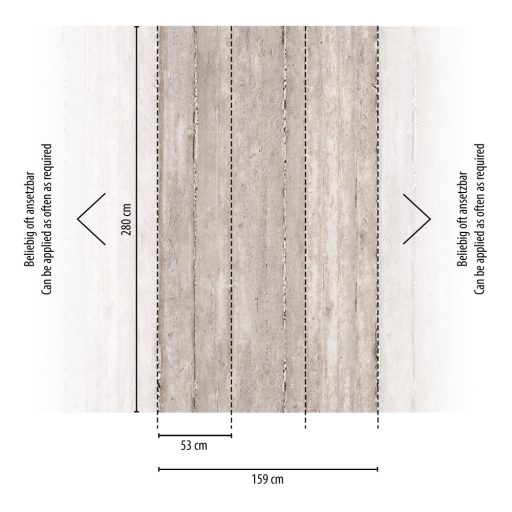 Öntött kopott betonfal zsaluzási nyomokkal krém szürke szürkésbézs és fekete tónus falpanel
