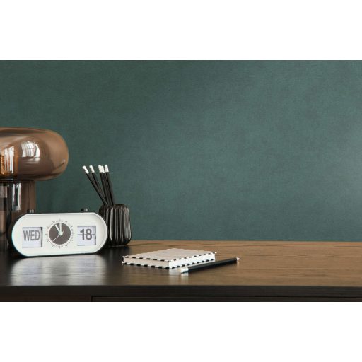 Finoman habosított strukturált egyszínű minta zöld/sötétzöld tónus tapéta