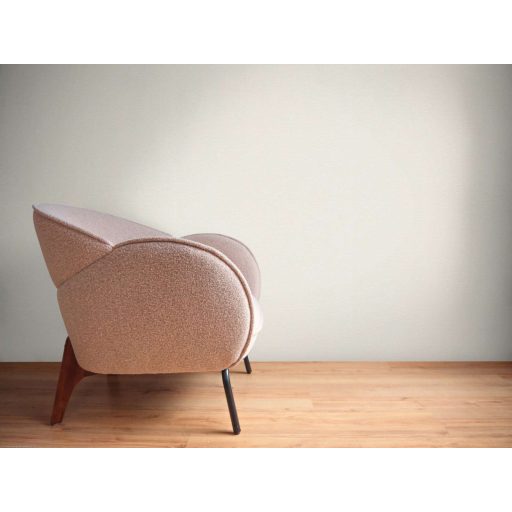 Finoman habosított strukturált egyszínű minta szürkésfehér/világosszürke tónus tapéta