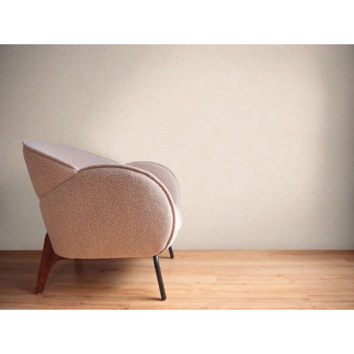 Finoman habosított strukturált egyszínű minta krémszín/világosbézs tónus tapéta