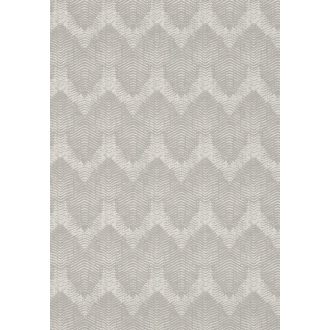   Eijffinger Topaz 394520 WAVE Grafikus Chevron /cikk-cakk/ minta fehér bézs ezüst fémes hatás tapéta