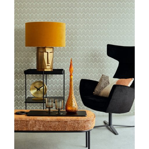 Eijffinger Topaz 394522 WAVE Grafikus Chevron /cikk-cakk/ minta fehér ezüstszürke szürkésbézs fémes hatás tapéta