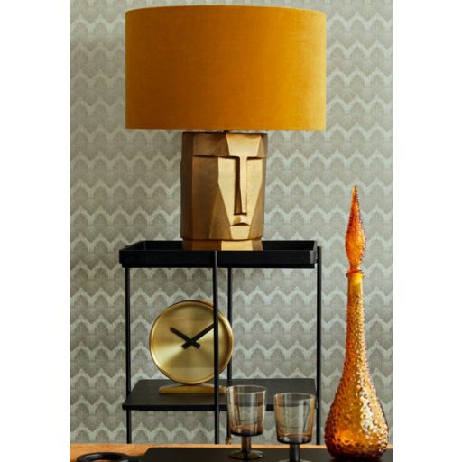 Eijffinger Topaz 394522 WAVE Grafikus Chevron /cikk-cakk/ minta fehér ezüstszürke szürkésbézs fémes hatás tapéta