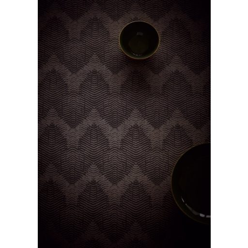 Eijffinger Topaz 394523 WAVE Grafikus Chevron /cikk-cakk/ minta fekete grafitszürke fémes hatás tapéta