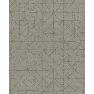   Eijffinger Topaz 394532 GRAPHIC Absztrakt grafikus szürkésbézs arany fémes hatás tapéta