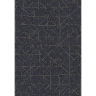   Eijffinger Topaz 394534 GRAPHIC Absztrakt grafikus szürkéskék csillogó aranybarna fémes hatás tapéta