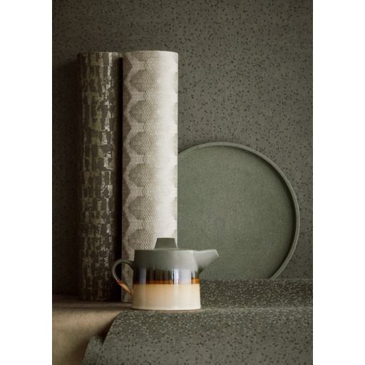 Eijffinger Topaz 394542 SEQUIN Absztrakt pontok sötétszürke fekete csillogó hatás tapéta