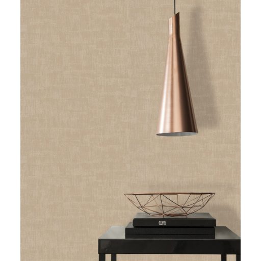 Strukturált fémes hatású beton/vakolatminta bézs/szürkésbézs tónus tapéta