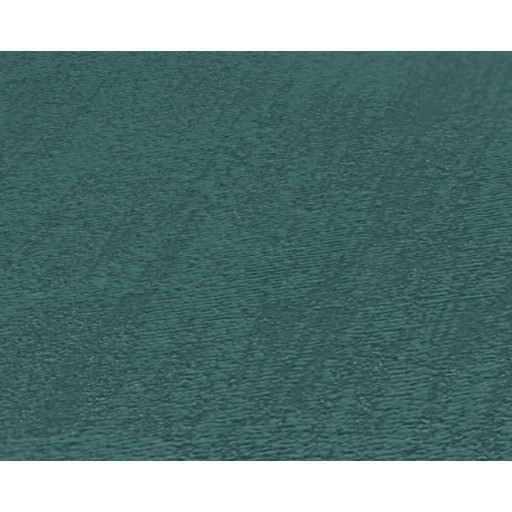 Strukturált fémes hatású beton/vakolatminta zöld/petrolzöld tónus tapéta