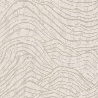   Top design! Absztrakt és egzotikus fémes 3D hullámminta beton háttéren krémszín és gyöngyház tónus fémes hatás