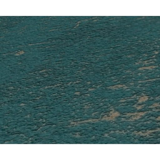 Kopott beton/vakolat hatású minta fémes kiemelésekkel petrolzöld és rézszín tónus fémes hatás tapéta