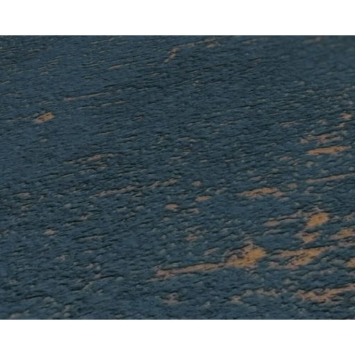 Kopott beton/vakolat hatású minta fémes kiemelésekkel sötétkék és arany tónus fémes hatás tapéta