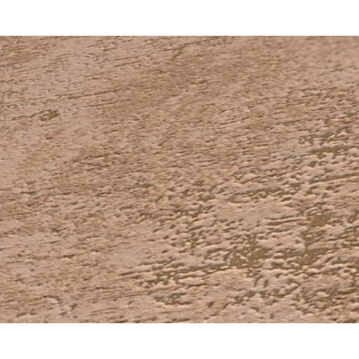 Kopott beton/vakolat hatású minta fémes kiemelésekkel bézses antik rózsaszín és arany tónus fémes hatás tapéta