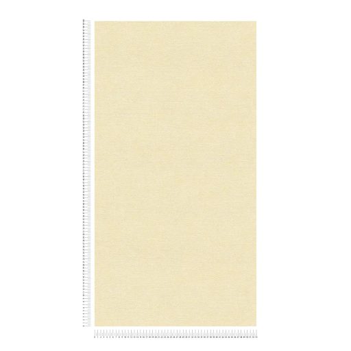 Finom vászonhatású texturált UNI minta függőleges vonalakkal lágy bézs tónus tapéta