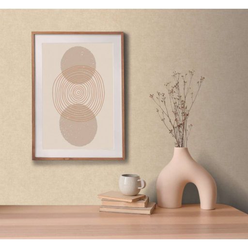 Finom textúrájú vászonhatású egyszínű minta bézs/világosbarna tónus tapéta