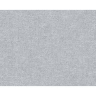  Finom textúrájú vászonhatású egyszínű minta szürke/kékes szürke tónus tapéta