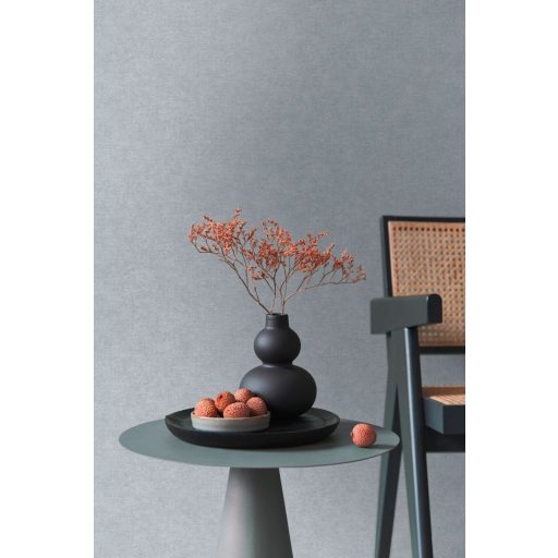 Finom vászonhatású texturált UNI minta függőleges vonalakkal szürke és csipetny szürkéskék tónus tapéta