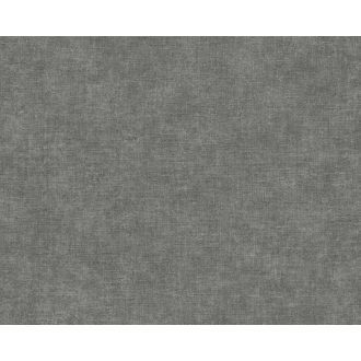   Finom textúrájú vászonhatású egyszínű minta sötétszürke/antracit tónus tapéta