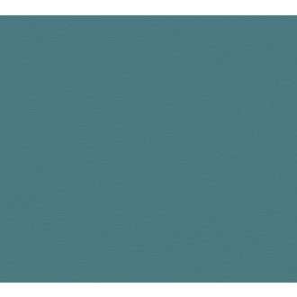   Enyhén strukturált egyszínű minta finom csillogással kék/petrolkék tónus tapéta